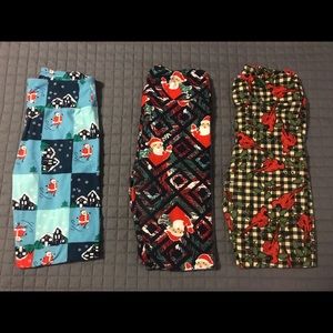 3 Pair LuLaRoe OS leggings